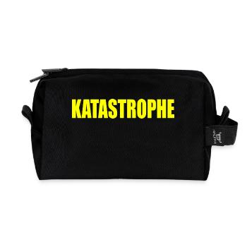 Katastrophe - Recycelte Kulturtasche - Schwarz - Vorne