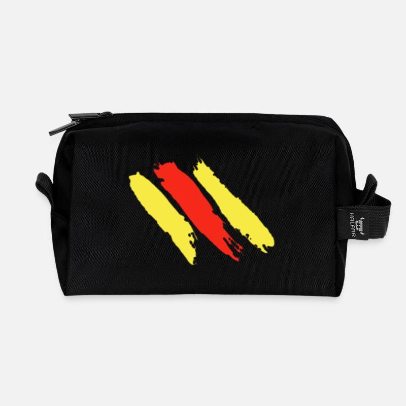 Badische Farben - Recycelte Kulturtasche - Schwarz