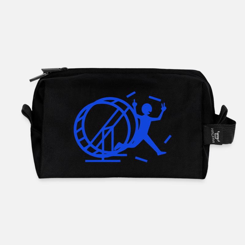 libre - Trousse de toilette en tissu recyclé - noir