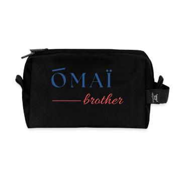 Oh my brother ! - Trousse de toilette en tissu recyclé - noir - Devant
