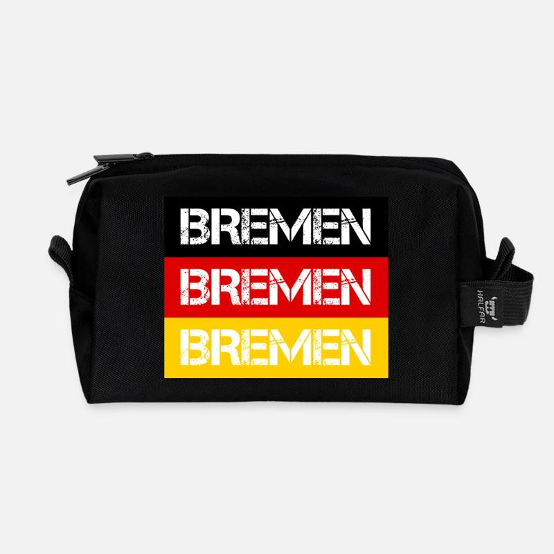 STADT BREMEN, DEUTSCHLAND - Recycelte Kulturtasche - Schwarz