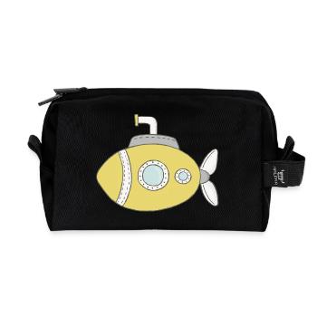 sous-marin - Trousse de toilette en tissu recyclé - noir - Devant