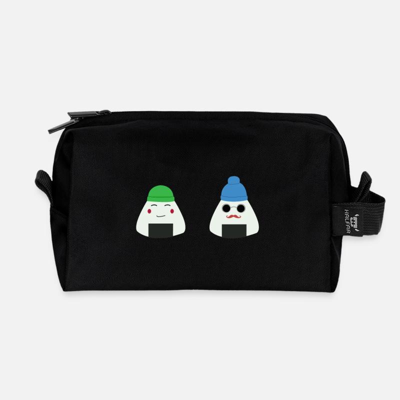Onigiri Gespann - Recycelte Kulturtasche - Schwarz