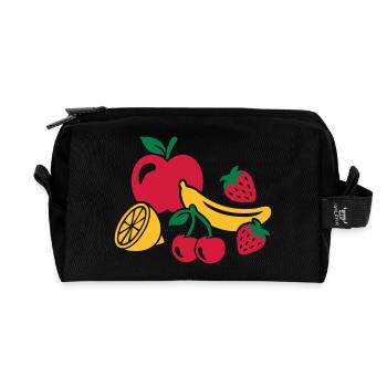 Fruit - Recycled Toiletry Zip Bag - black - Front