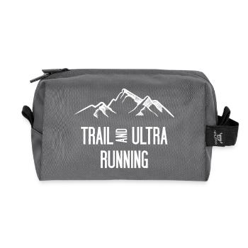 Trail et Ultra Running - Trousse de toilette en tissu recyclé - anthracite - Devant