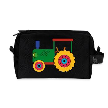 Traktor Spielzeug Trekker - Recycelte Kulturtasche - Schwarz - Vorne