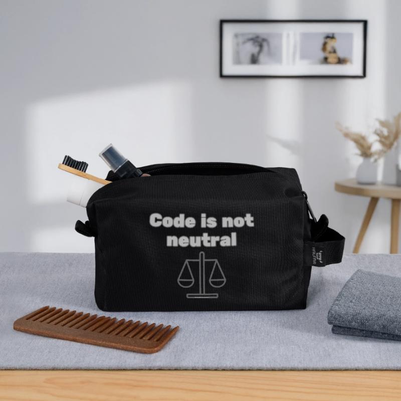 Code Is Not Neutral - Ethical Coder Statement Recycelte Kulturtasche
