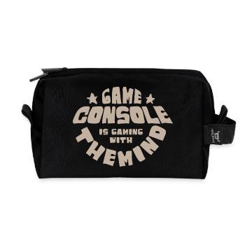 Retro Game Console für echte Zocker - Recycelte Kulturtasche - Schwarz - Vorne