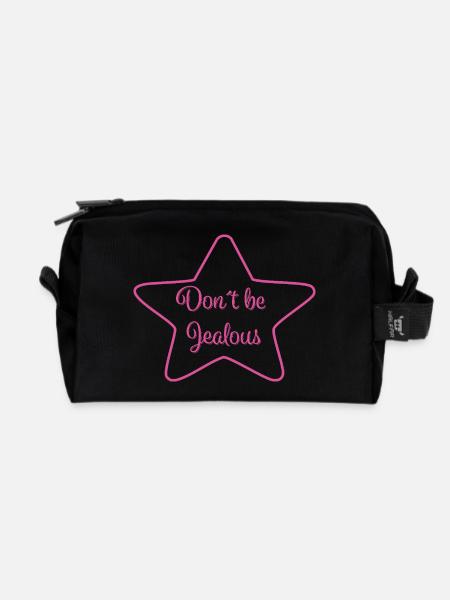Don ́t be Jealous - Recycled Toiletry Zip Bag - black