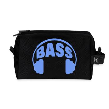 Basse - Trousse de toilette en tissu recyclé - noir - Devant