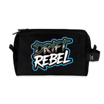 Organisation de réunion de la scène de voitures Drift Rebel - Trousse de toilette en tissu recyclé - noir - Devant