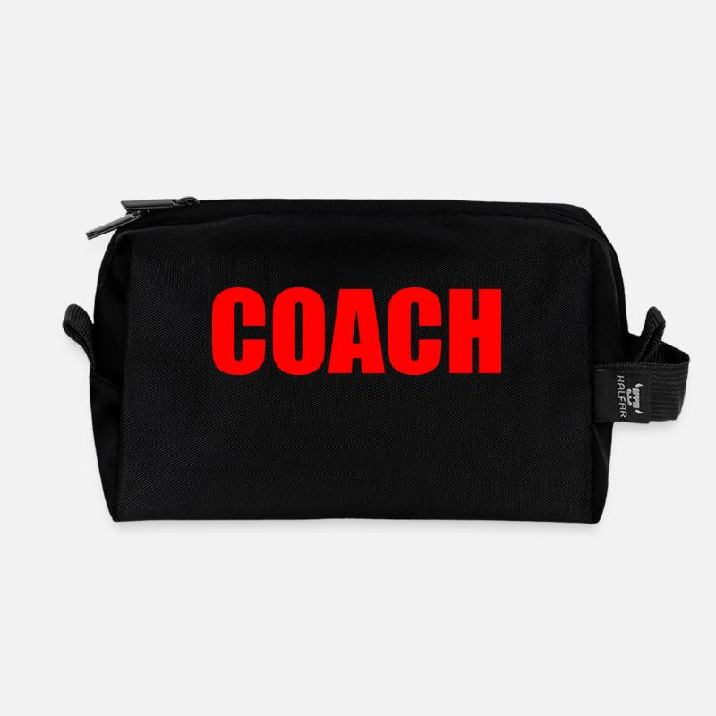 Coach - Recycelte Kulturtasche - Schwarz
