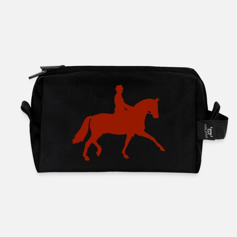Reiter - Recycelte Kulturtasche - Schwarz