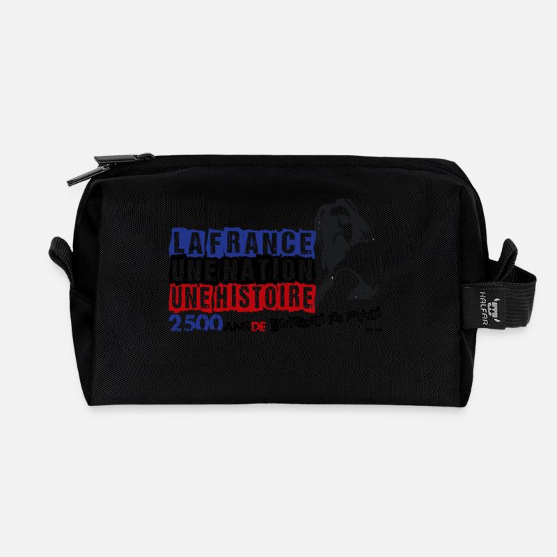 Vercingétorix - Trousse de toilette en tissu recyclé - noir