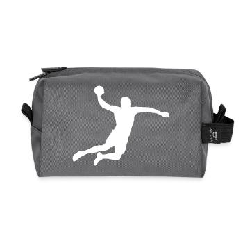 Handball joueurs Handball Club club club - Trousse de toilette en tissu recyclé - anthracite - Devant