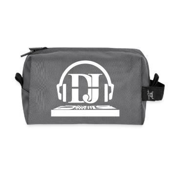 DJ Design Club Electro DJ Technoparty - Trousse de toilette en tissu recyclé - anthracite - Devant