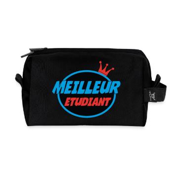MEILLEUR ETUDIANT - Trousse de toilette en tissu recyclé - noir - Devant