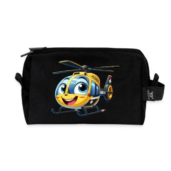 Trauma-Hubschrauber Junior - Recycelte Kulturtasche - Schwarz - Vorne