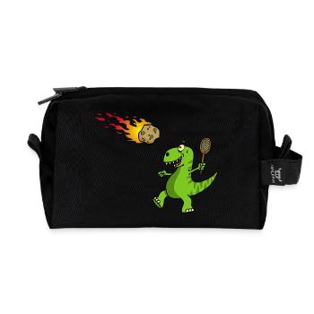 Return to sender - Recycled Toiletry Zip Bag - black - Front