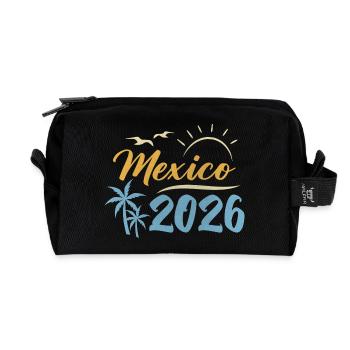 Mexiko 2026 - Recycelte Kulturtasche - Schwarz - Vorne