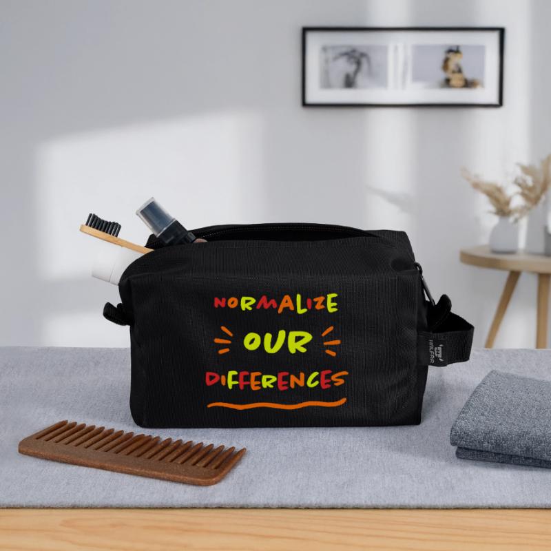 Normalize our Differences - Inklusion - neon Recycelte Kulturtasche