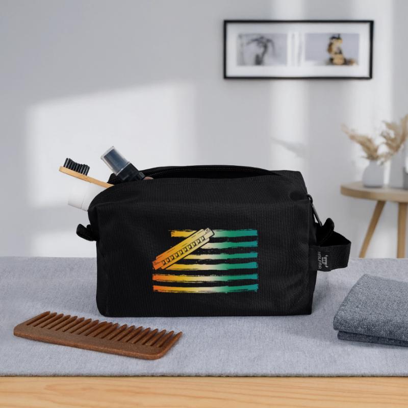 Harmonica Harmonica Recycled Toiletry Zip Bag