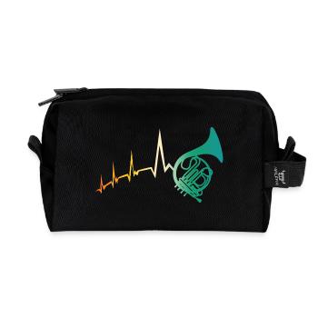 Cor de chœur - Trousse de toilette en tissu recyclé - noir - Devant