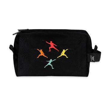 Fechter Evolution Fechten - Recycelte Kulturtasche - Schwarz - Vorne