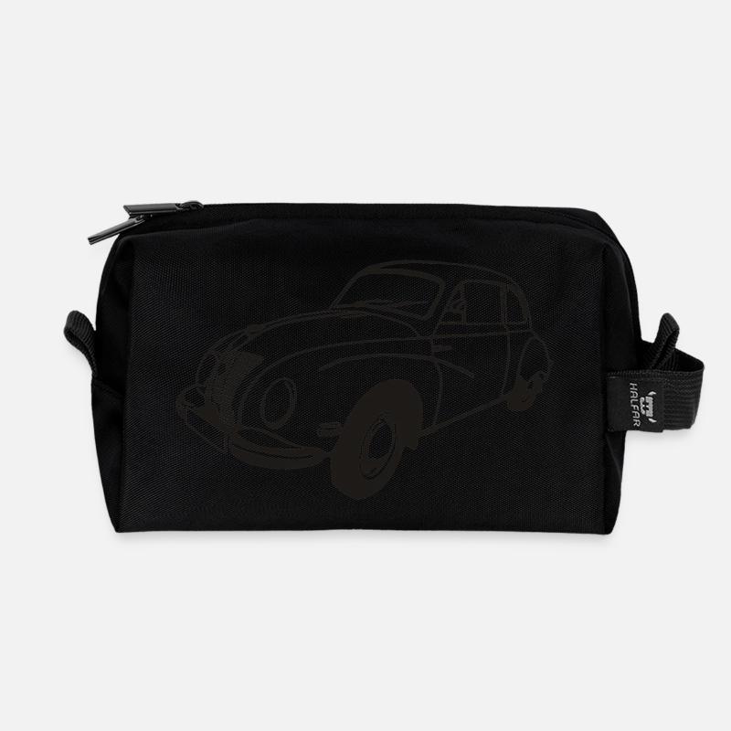 IFA F9 EMW 309 - Recycelte Kulturtasche - Schwarz