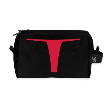 tanga (1c) - Trousse de toilette en tissu recyclé - noir - Devant