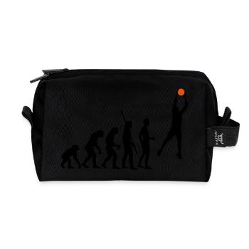 evolution_basketball_072011_a_2c - Recycelte Kulturtasche - Schwarz - Vorne