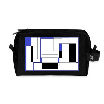 Queen - Recycled Toiletry Zip Bag - black - Front