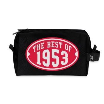 THE BEST OF 1953 2C Birthday Anniversaire - Recycelte Kulturtasche - Schwarz - Vorne