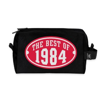 THE BEST OF 1984 2C Birthday Anniversaire - Recycelte Kulturtasche - Schwarz - Vorne