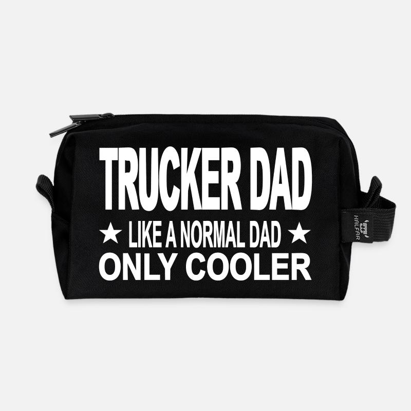 Truck - Recycelte Kulturtasche - Schwarz