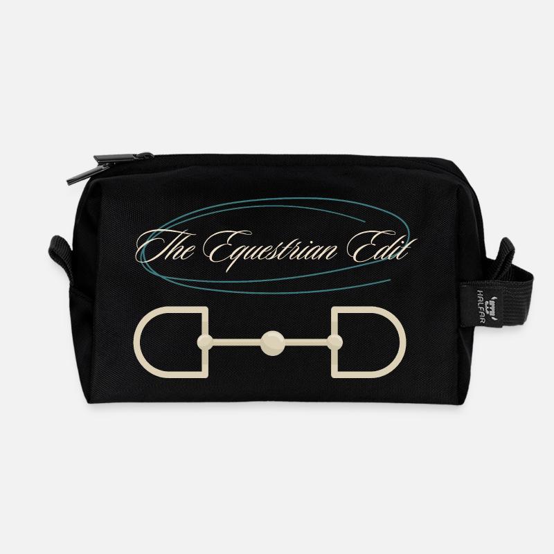 Pferdegebiss The Equestrian Edit - Recycelte Kulturtasche - Schwarz