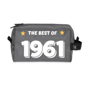 Best of 1961 - Trousse de toilette en tissu recyclé - anthracite - Devant