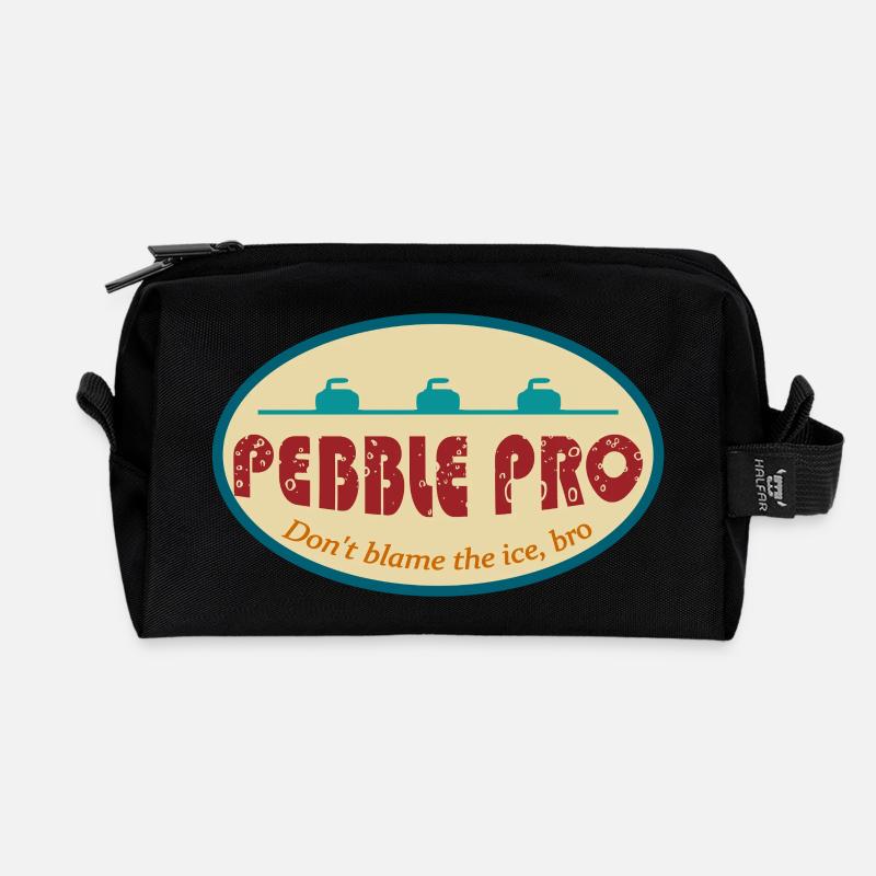 Pebble Pro - Recycelte Kulturtasche - Schwarz
