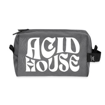 Typografisches Logo von Acid House - Recycelte Kulturtasche - Anthrazit - Vorne