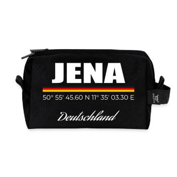 Jena - Recycelte Kulturtasche - Schwarz - Vorne