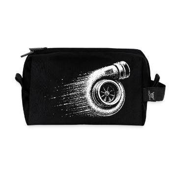 Turbolader Boost Boosted Tuner Schrauber - Recycelte Kulturtasche - Schwarz - Vorne
