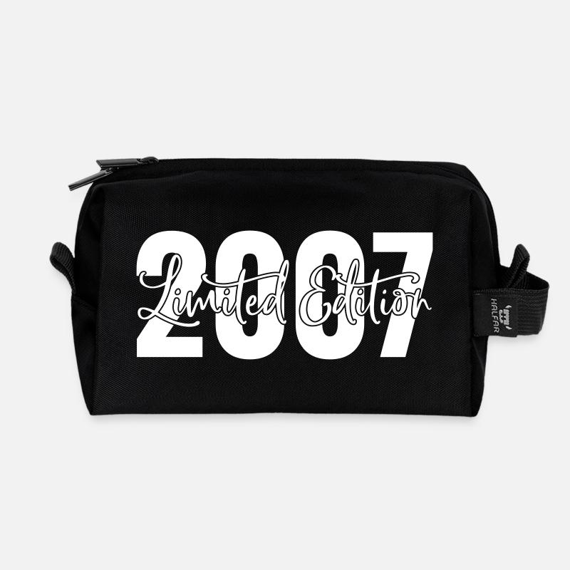 Limited Edition 2007 - Recycelte Kulturtasche - Schwarz