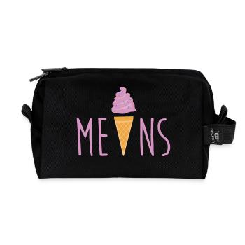 Eis Eis Baby. - Recycelte Kulturtasche - Schwarz - Vorne