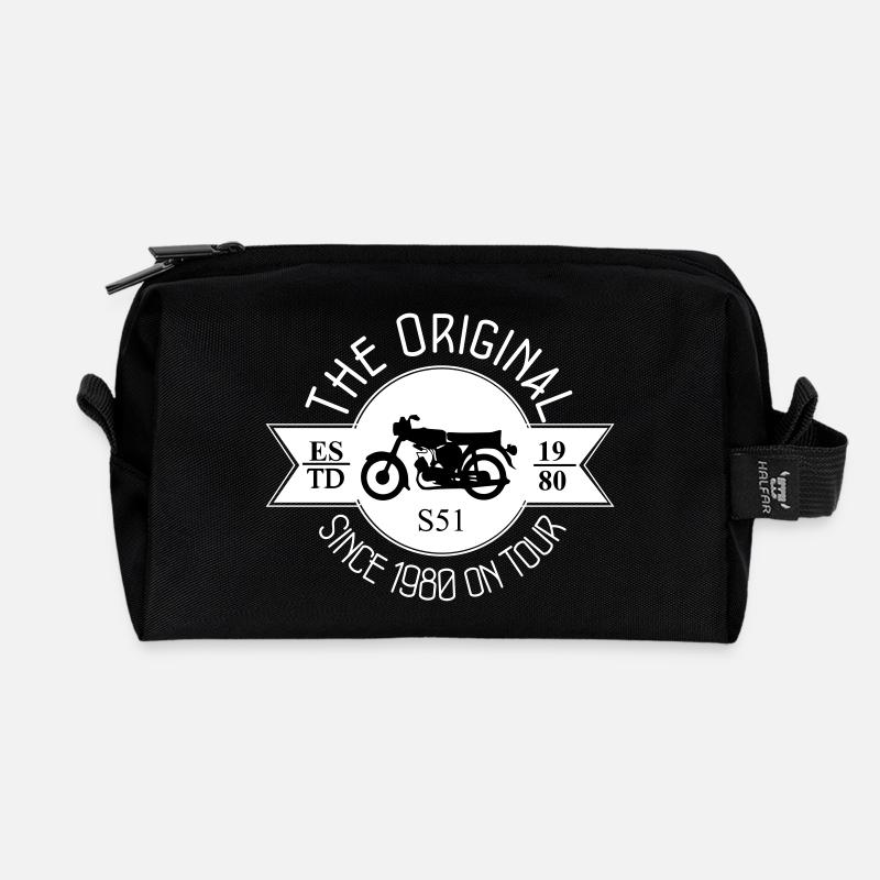 S51 Original - Recycelte Kulturtasche - Schwarz
