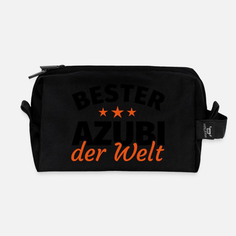 Azubi - Recycelte Kulturtasche - Schwarz