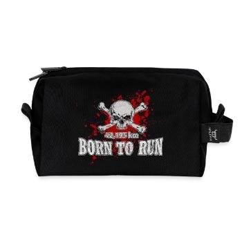 marathon - Recycled Toiletry Zip Bag - black - Front