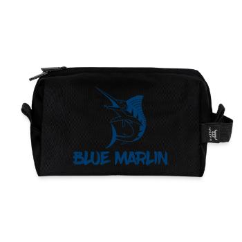 Pêcheurs - Pêche - Blue Marlin - Cadeau - Trousse de toilette en tissu recyclé - noir - Devant
