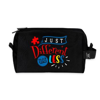 Autismus Autist ADHS Autism Asperger Geschenk - Recycelte Kulturtasche - Schwarz - Vorne