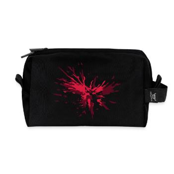 Spritzer - Recycelte Kulturtasche - Schwarz - Vorne
