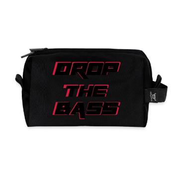 Bass - Trousse de toilette en tissu recyclé - noir - Devant